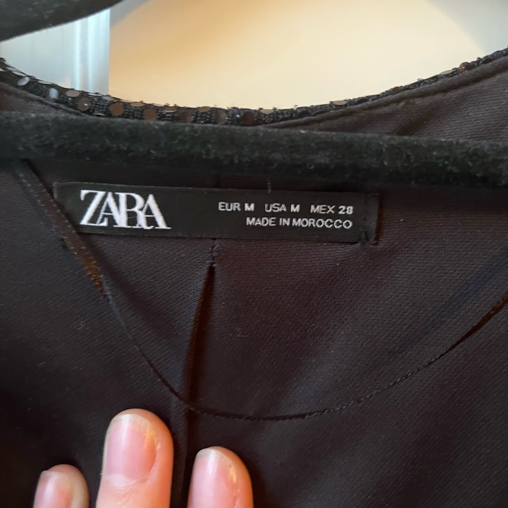 Zara Sequin Blazer Dress